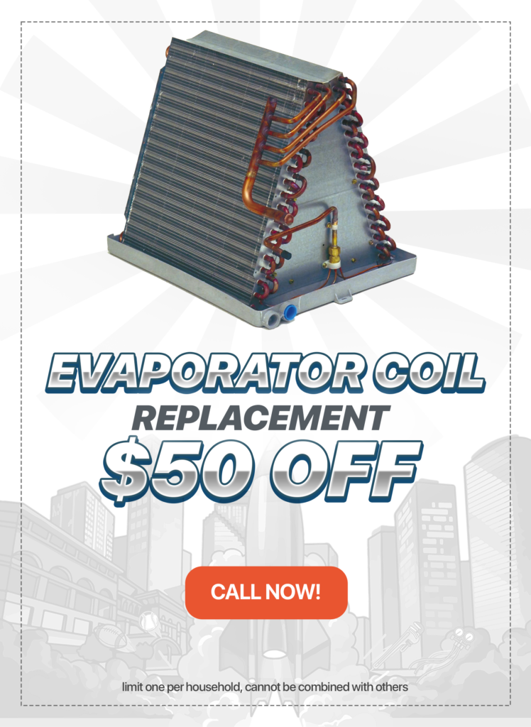 evaporator coil replacement